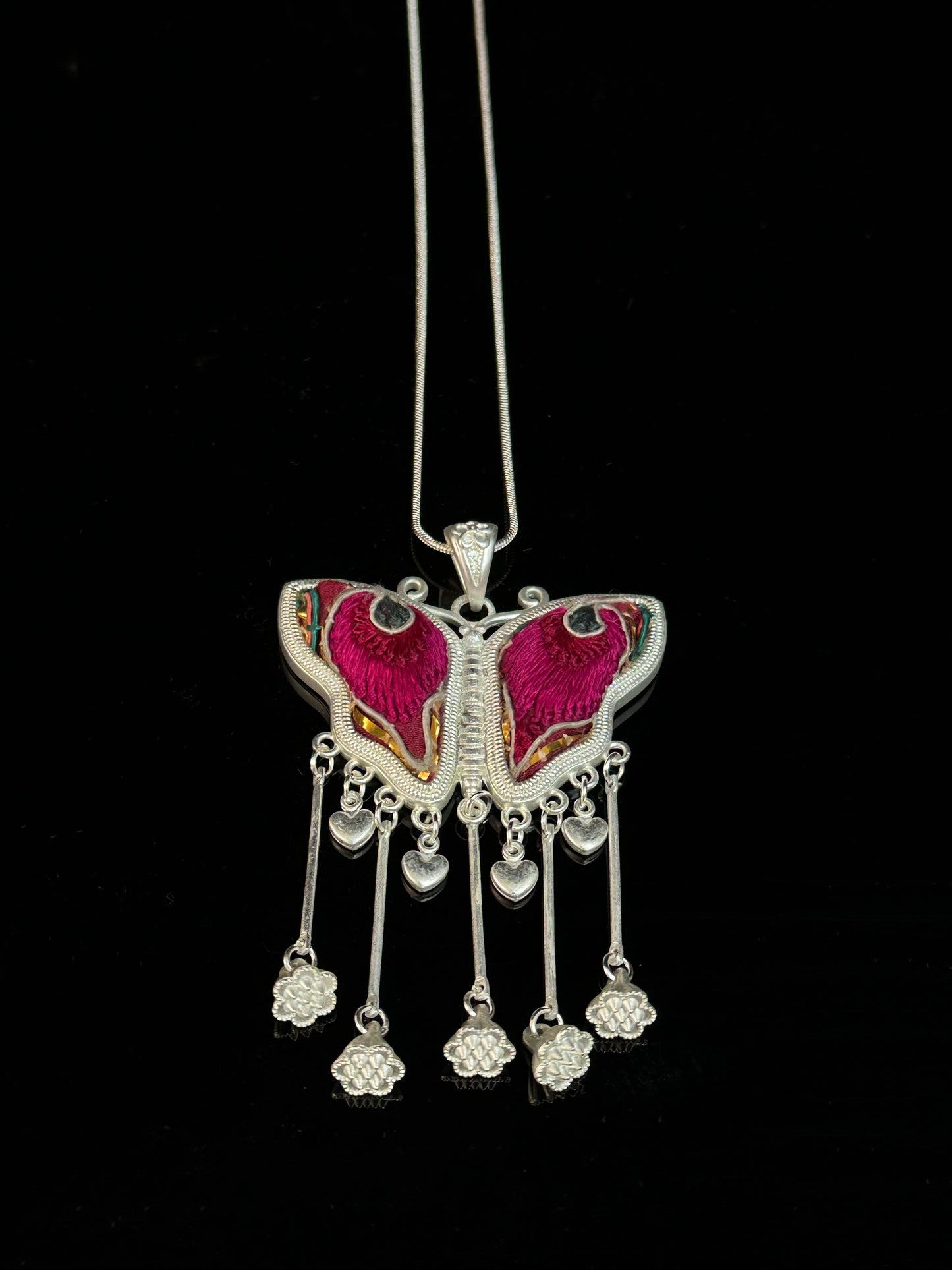 Velvetwing Bloom with Heartfall Tassels