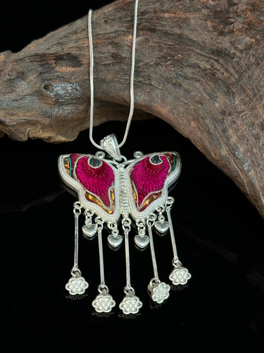 Velvetwing Bloom with Heartfall Tassels