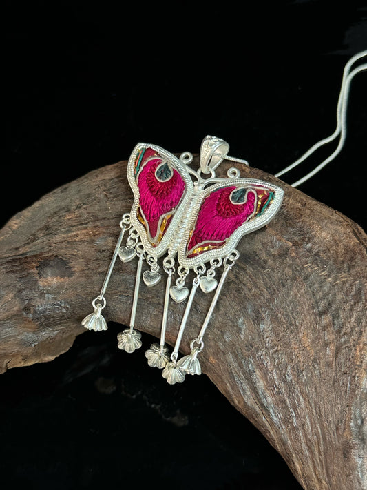 Velvetwing Bloom with Heartfall Tassels