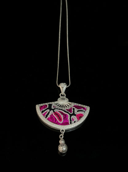 Orchidvine Gleam beneath the Spirit Fan