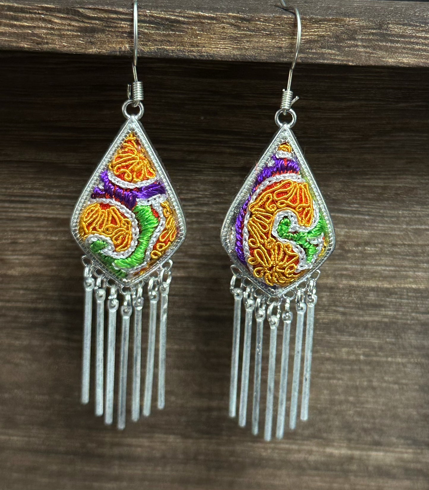 Sunfire Bloom in Spiraling Threads